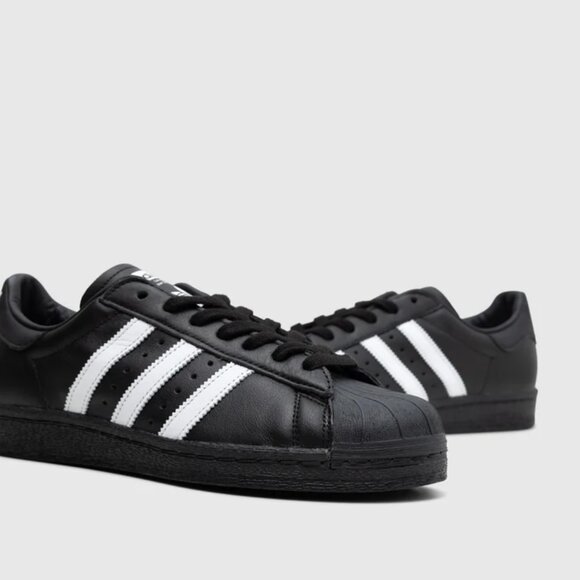 Adidas Superstar II Black & White Unisex Sneakers - Mens Size 10 NEW (JI3538) - Picture 13 of 14
